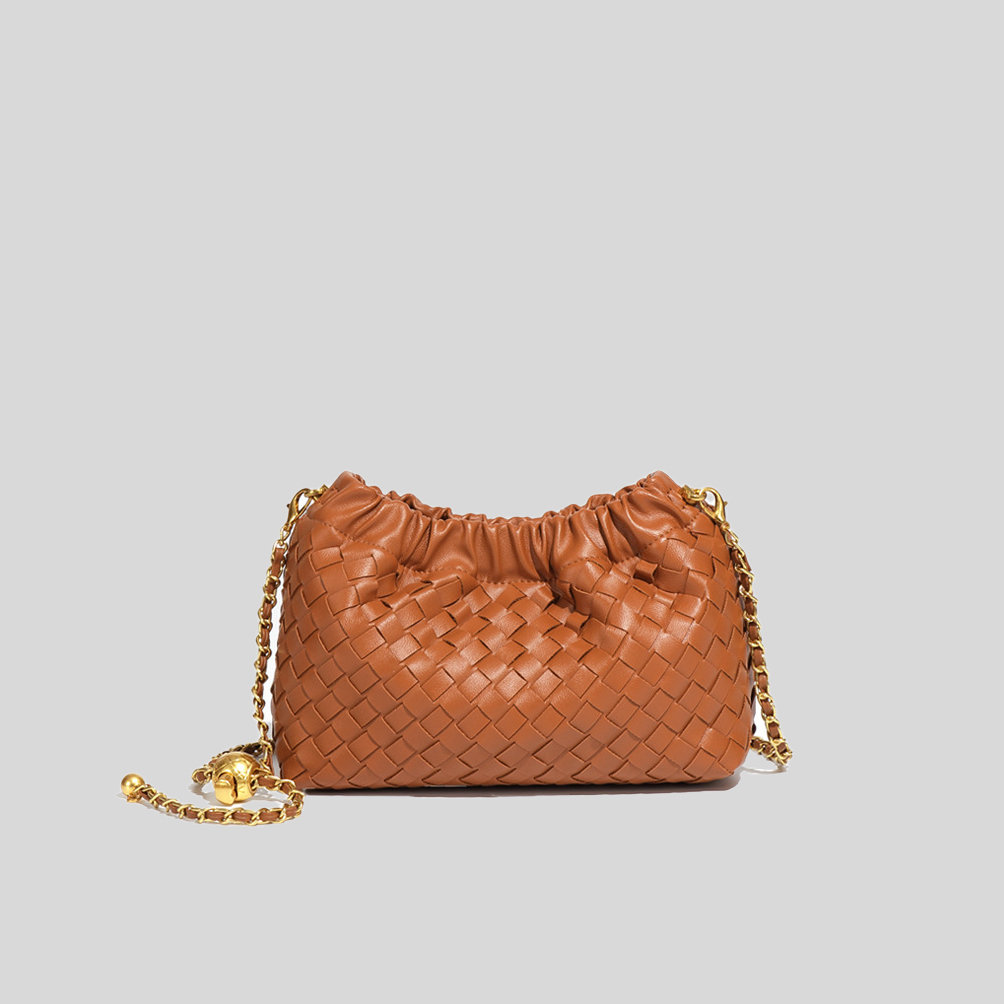 Woven Chain Shoulder Bag