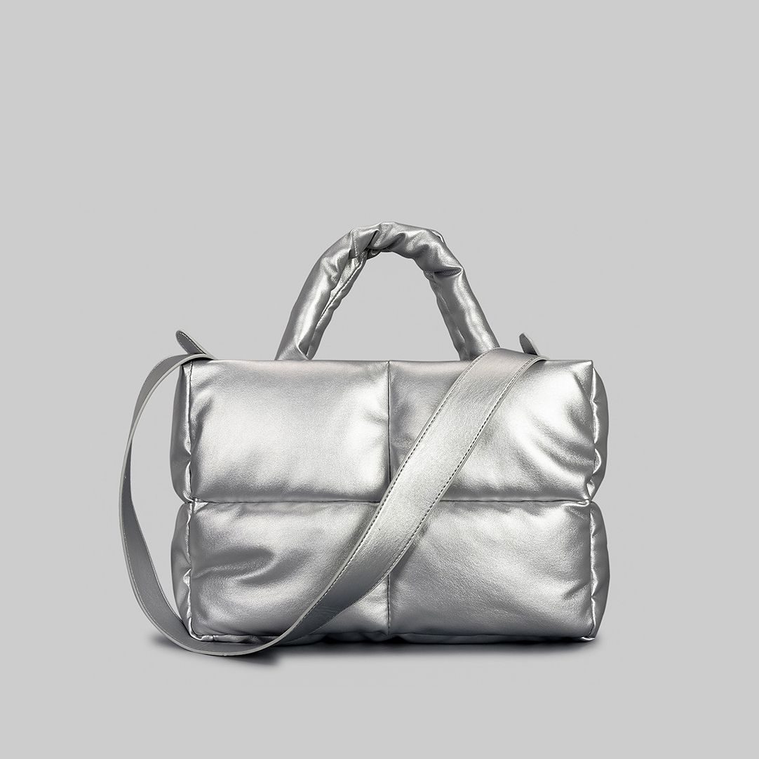 PU Cotton Padded Tote Bag