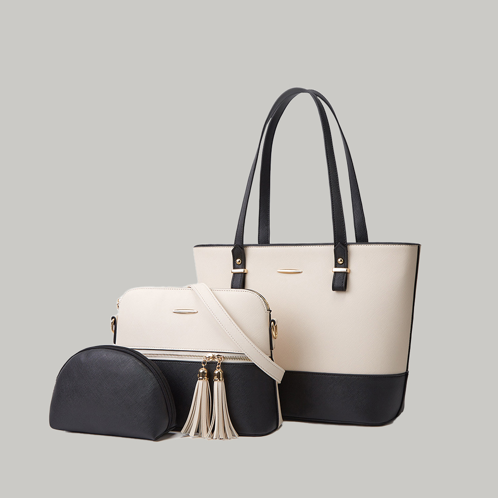 3 in 1 PU Handbag set