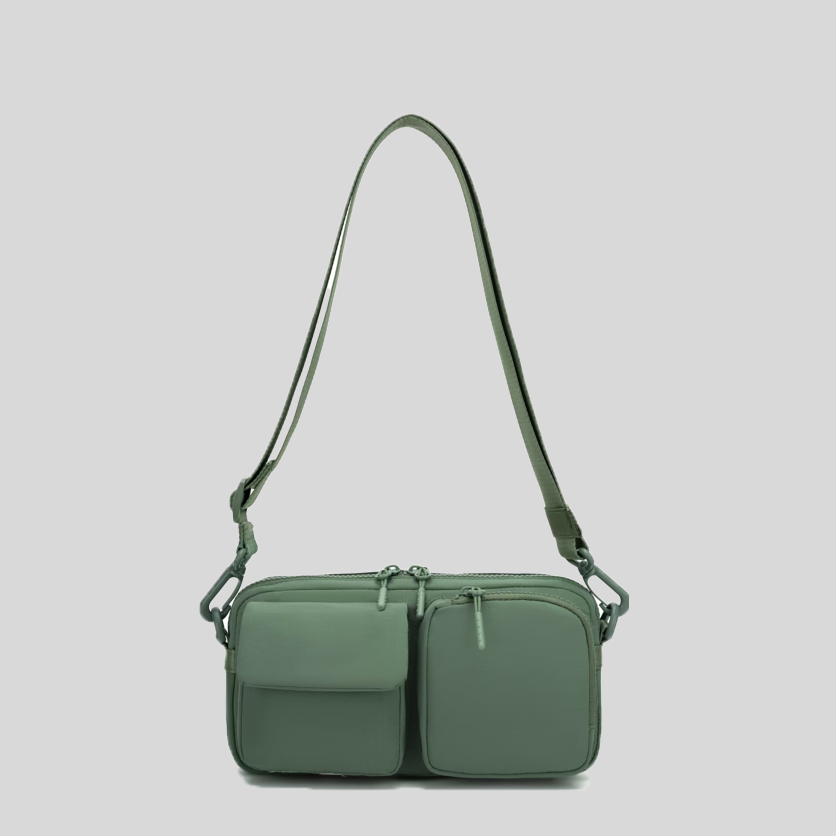 Nylon Square Sling Bag